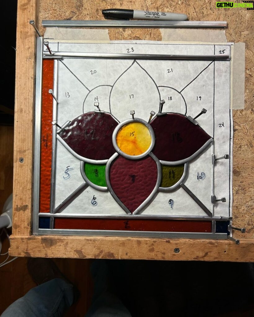 Ivy Winters Instagram - Howdy all! Wanted to share some of the few stained glass pieces I’ve created over the past 5 months. If you’re in town and interested in purchasing one of these bad boys you can see them displayed at @geefarmsnursery in Stockbridge Michigan. Big smooches! #stainedglass #handmade #honeybee #poppy #tulips