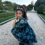 Izabela Rose Instagram – “Sorrows, sorrows, prayers”
Headpiece & Earrings –  @christielaurenheadpieces 
Necklace- @christielaurenchildren Planet Venus