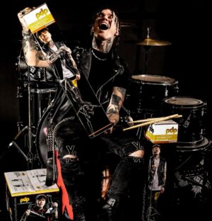 J.P. 'Rook' Cappelletty Instagram - @dwdrums Any musician knows that when you walk into a music store and you see one of your favorite musicians on the box, it sets a fire inside you to want to be there one day, to be able to walk in and see yourself and buy your own box...I’ve waited a long time!! WE ON THE BOX!!! BOXES!! 🙏🏼 This was a huge dream of mine!!! I will let you know when we in stores!!!!
