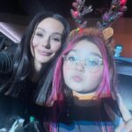 JWoww Instagram – Last weeks jingle ball @iheartradio with my babies… we also got to check out their @kulturecity sensory room 🙏🏼
Disclaimer to all the Karen’s 
@meilanimathews hair was a temporary color she wanted for getting good grades soooo ✌🏼