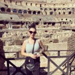JWoww Instagram - Roman around the Colosseum 🤣 Colosseum, Rome, Italy (Coliseo, Roma, Italia)