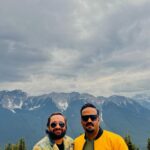 Jabar Abbas Instagram - Heaven on earth . Visited an amazing place #banff #Albarta canada . Thank you Syed Ahmad Umayma Sheikh and my brother Waseem Abbas for a wonderful day ❤️ love you all . Banff-Nationalpark