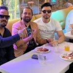 Jabar Abbas Instagram - Happy birthday my brother Sheraz Hussain May you have many many more. ❤️ #cruiseship Waseem Abbas Shallum Xavier