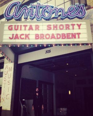 Jack Broadbent Instagram - RIP Guitar Shorty. I’ll never forget that great night we played in Austin. 💙 #guitarshorty #blues #antones