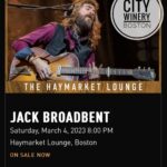 Jack Broadbent Instagram - BOSTON! This Saturday March 4th at the @citywinerybos Grab your tickets now and spread the word. Link in bio. Peace out, Jack 😎 #jackbroadbent #boston #citywineryboston #usa Boston, Massachusetts