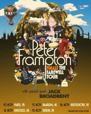 Jack Broadbent Instagram - Thrilled to join @mrpeterframpton on his farewell tour. 🔥Link in bio #peterframpton #jackbroadbent