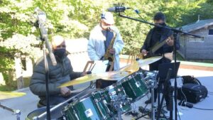 Jack DeJohnette Instagram - A teaser for tomorrow, really good to play and with these two great musicians, looking forward to it. Hope you can join us for this unusual event. This will be live and it will be up for three days after. Click the link in my bio for tickets.
—Jack