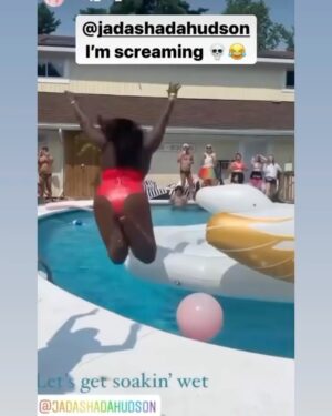 Jada Shada Hudson Instagram - 🦢🦢🦢🦢Did I Miss the Swan?🦢🦢🦢
💦💦💦💦💦💦OR💦💦💦💦💦💦💦💦
🌊🌊🌊I wanted to Really Go In? 🌊🌊🌊🌊
.
.................SWIPE THERES MORE....................
.
💦💦💦💦Tell Me What You Guys Think 🤣
🏳️‍🌈🏳️‍🌈🏳️‍🌈Happy Pride @thenorthridgeinn🏳️‍🌈🏳️‍🌈
.
.
Also why would @baby_bel_bel put that song on my video🤣🤣 I have watched it like 50 times and I am still screaming 🤣🤣🤣🤣