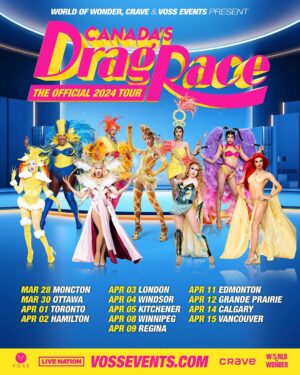 Jada Shada Hudson Instagram - Hey Divas! Canada’s Drag Race is back on tour in 2024 and for the first time in herstory… witness a double-feature show with the Finalists from Season 3 & 4! Get your Tickets TODAY at VossEvents.com 🏎️🇨🇦