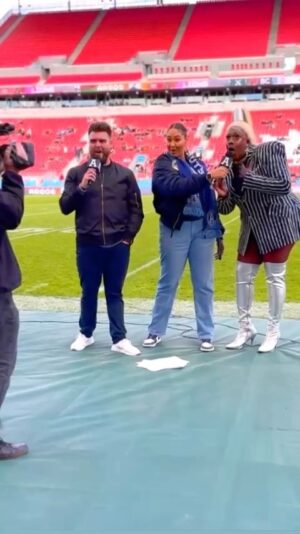 Jada Shada Hudson Instagram - 😲Want to know why the faces in the Cover photo? 😲
………CLICK & WATCH ANOTHER DAY IN MY LIFE………
.
🏈Invited to be a special guest @torontoargos Pride 🏳️‍🌈Game and I felt truly like Torontos Turnup Queen👸🏾….. 13 Years being JadaHudson and this was truly one of my highlights, 🥹🏈….. I literally felt like @badgalriri my Bajan 🇧🇧Super star cause am also from Barbados get it? 😒😂.
.
Special Thanks to @pridetoronto 🏳️‍🌈and YES WE WON THE GAME 🏈🙌🏾🙌🏾 I mean I was told that “I am a Good Luck Charm”🫶🏾🫵🏾