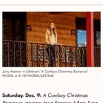 Jake Helgren Instagram - Very excited to share that @ninthhousefilms has two new films premiering in this year’s @itsawonderfullifetime on @lifetimetv ‘s holiday lineup! The first airing on Sat. Dec. 9 is our sexy holiday western A Cowboy Christmas Romance, written by @thesarahdrew and directed by yours truly, starring @kramergirl @adamsenn @thereal_marymargarethumes @maxehrich @reaganrosemarum @sterlingjonesy and @domtoney 🤠🐎🌲 The second airing on Sat. Dec. 16, is our snowy chalet romance The Holiday Proposal Plan, written & directed by yours truly, starring @tatyanaali @jessekove @swanloon @gopradi @mikeheslin @mikeisready @patrickfaucette @realrobinriker and @tiffanyshepis 🎅❄️🌲 So excited to share these amazingly fun films with all of you, and a special thanks to our amazing crew for all you do!!! ❤️ #ninthhousefilms #directorlife🎬🎥 #itsawonderfullifetime #lifetimemovies #christmasmovies