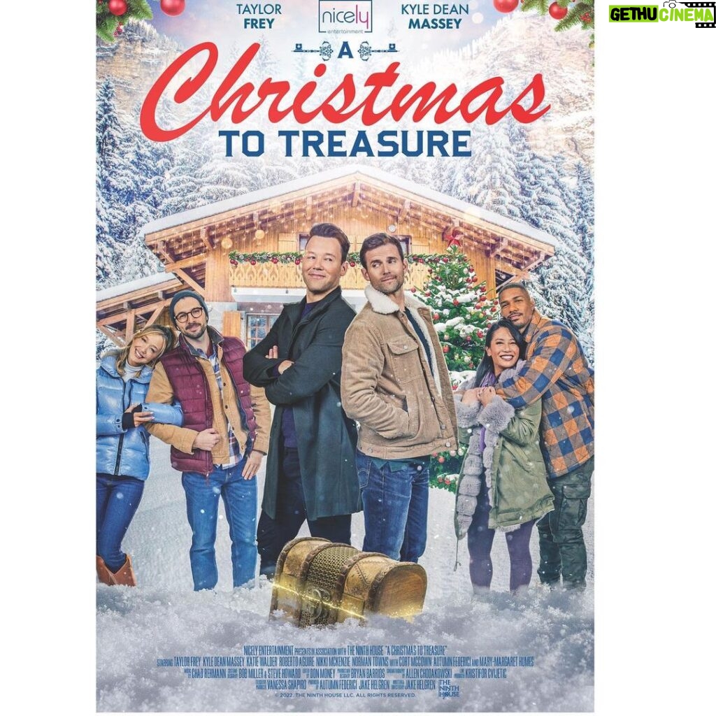 Jake Helgren Instagram - Very excited to share that our latest holiday romance, A Christmas to Treasure, will premiere in @lifetimetv this Friday at 8/7C as part of @itsawonderfullifetime , so let the treasure hunt begin!!! ❄️ This is my second LGBTQ-led romance and it’s a honor to be able to tell these stories. Hope you all love this film and much as we loved making it! 🌲🏳️‍🌈 . . . @ninthhousefilms @nicelyentertainment #ninthhousefilms #lifetimemovies #itsawonderfullifetime Belleville, California