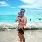 Jake Helgren Instagram - Me and my little Hawaiian wahine. 🌺 Waikiki Beach, Hawaii