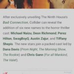 Jake Helgren Instagram - More love from @collider on our stellar cast in Bad Connection. 🙌 . . . @ninthhousefilms @nicelyentertainment #horrormovies #badconnection #slashermovies West Hollywood, California