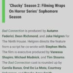 Jake Helgren Instagram - More love from @collider on our stellar cast in Bad Connection. 🙌 . . . @ninthhousefilms @nicelyentertainment #horrormovies #badconnection #slashermovies West Hollywood, California