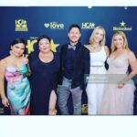 Jake Helgren Instagram - Twas a beautiful Saturday eve spent celebrating the nomination for our beautiful film List of a Lifetime at the HCA TV Awards with some of my fave people. ❤️ . . . @ninthhousefilms @lifetimetv #hcatvawards #ninthhousefilms Los Angeles, California