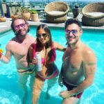 Jake Helgren Instagram - Throwback Thursday to early this week, a fabulously fun Sunday Funday with @kramergirl and @cenlowhairmu 💫❤️