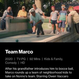 Jake Katzman Instagram - Watch Team Marco!!!Had a blast filming this movie!!! Rent or Buy on streaming platforms.
.
.
.
.
.
@jakekatzman @jacoblaval @ethancoskay @owenvaccaro @feulnerdaniel @skylar.lipkin @kingsoldierboy @teammarcomovie @juliovincentgambuto #movie #youngactor #film #release #bocceball #statenisland #fun #comedy #family #broadway #familymovie #actorlife @youngbwaynews @take3talent @gtkprtalent #younghollywood