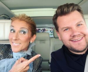 James Corden Instagram - oh hey @celinedion