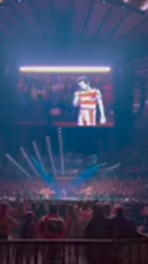 James Corden Instagram - I can’t believe you did this H! It was the best part of my birthday. Thanks to everyone at MSG for joining in! ❤️❤️❤️