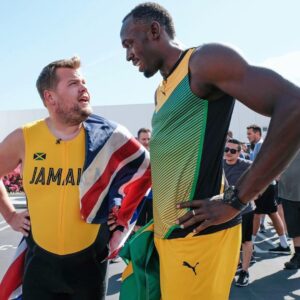 James Corden Instagram - It's #LateLateCaptions time again! Caption this pic of me and Usain Bolt and I'll read some of my favorites on the @latelateshow.