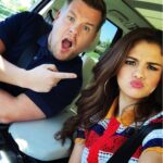 James Corden Instagram - Getting a lift to work with this little chaffinch today! This is my 1st Instagram post!!!!