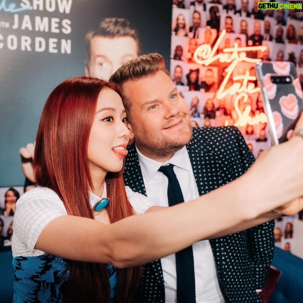 James Corden Instagram - I’m a Blink now. Deal with it. @blackpinkofficial 📸:@terencepatrick The Late Late Show with James Corden