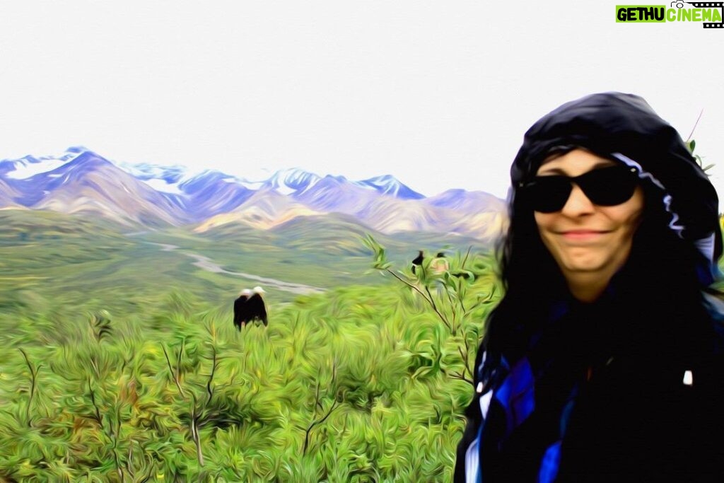 James Michael Tyler Instagram - Jenn and Nuns. #graphicart #painting #procreate #alaska #surrealism Denali National Park