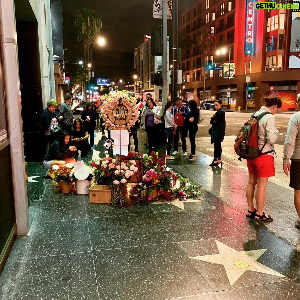 James Michael Tyler Instagram - 10/2/2018. Charles Aznavour Memorial. #charlesaznavour #hollywood #perspective