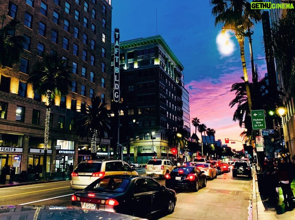 James Michael Tyler Instagram - 1/22/2019. #sunset #hollywood #perspective