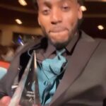 James Perkins Instagram - 1st annual @4biddenknowledge Awards…. Thanks to @billycarsonofficial and @elisabethihoekstra for this award 🤞🏾