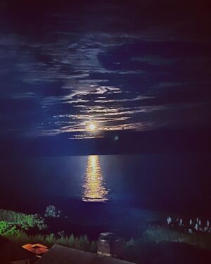 James Roday Rodriguez Instagram - Moon Over Montauk.
