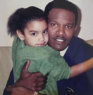 Jamie Foxx Instagram - The moment I saw you being born, I fell in love with your existence. You are a bright shining light in this world for everyone to see so I celebrate you on your big birthday happy 15×2 no one has any idea how much I love you. I love you to the moon and back. You are my saving grace you are my beautiful child Love you you have a beautiful soul so turn up and enjoy your beautiful day. Your daddy loves you. @corinnefoxx ❤️❤️❤️❤️❤️❤️#happybirthday #swipeleft