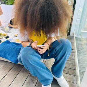 Jamie Foxx Instagram - Behind that hair is an incredible little girl who’s growing up!!!! HAPPY BIRTHDAY ANELISE!!!! My beautiful daughter!!! 15 years young!!?