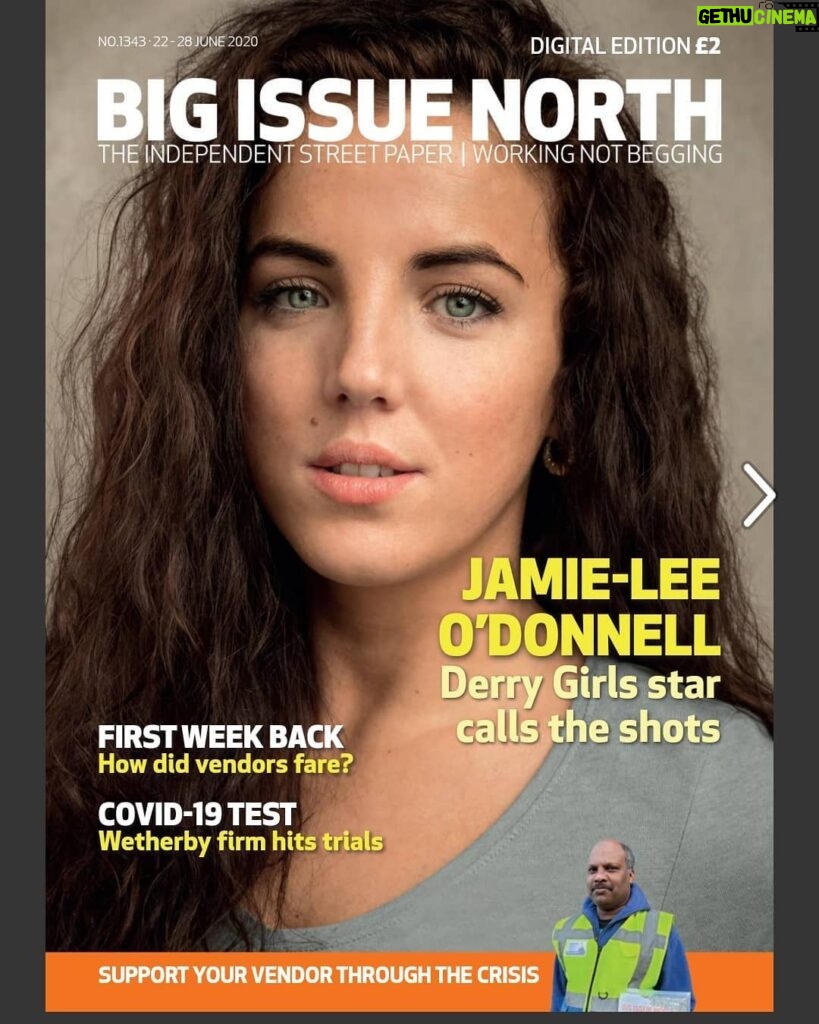 Jamie Lee O'Donnell Instagram - Im in #thebigissue north this week talking about the road to #derrygirls and @20storieshigh theatre group. Grab a copy! Link in profile ♥