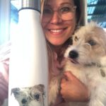 Jane Hall Instagram - My cousin Jocey over at @myordercup makes these super cute bottles with your pets pic printed on them!! Betty is beside herself!! You just email the photo and it’s that easy…. Jump online…such a great gift idea. 🐶💕🐶💕 @mwb_mywaterbottle is the site xxxx