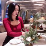 Jane Wu Instagram - Unfortunately memories❤️ #restaurantdesign #spainfood #foodie #redtop #sexyactress #chinesegirl #actresslife #actresday #chineserestaurant #coffeetime #dessert