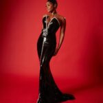 Janelle Monáe Instagram – GRAMMYS 2024. THE AGE OF PLEASURE. 

Dress: Custom couture @giorgioarmani Privé 
Jewelry: @yeprem @davidyurman
Glamily: @Nikkinelms, @kilprity, @shespolished 
Styling: @mandelkorn 
Photog: @masonrosephoto