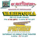 Janet Varney Instagram - We love our @pftompkins! Honored to share the stage with him & our terrific pals @eugcordero @trondynewman @akliner & and surprise guest tomorrow night at @sf_sketchfest! Tix in bio!