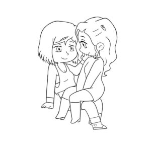 Janet Varney Instagram - REPOSTING @miss.quidam ‘s Korrasami 🌊⚙

“Happy Pride everyone !!! 🏳️‍🌈🥳❤

This is the first part of my chibi ships series for pride month. So stay tuned for more 😉

Can you guess which ships will be next ?” 

#korrasami #korrasamifanart #korra #avatarkorra #korrafanart #asami #asamisato #korraxasami #fanart #art #artist #thelegendofkorra #legendofkorra #legendofkorrafanart #lok #tlok #avatar #girlfiends #wlw #ship #wlwship #queer #lgbtq🌈 #pride #pridemonth #lesbian #digitalart #digitalpainting #avatarthelastairbender