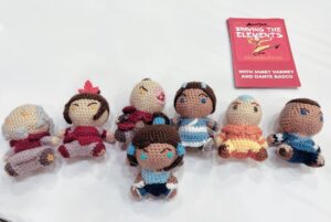 Janet Varney Instagram - Looooved meeting the #avatarverse gang in crochet form at @twincitiescon! Thanks for the visit, @nerdymarie_23! 

#avatarthelastairbender #fanart #atla #tlok #lok #thelegendofkorra #bravingtheelements