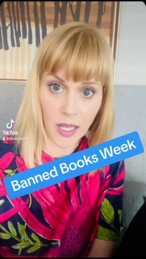 Janet Varney Instagram - PLEASE don’t ban books with #LGBT themes or characters (also… don’t ban books. Full stop.) #bannedbooks #bannedbooksweek #turfwars #tlok #thelegendofkorra 💙💜 #loveislove #LOVEISLOVE #loveislove🏳️‍🌈