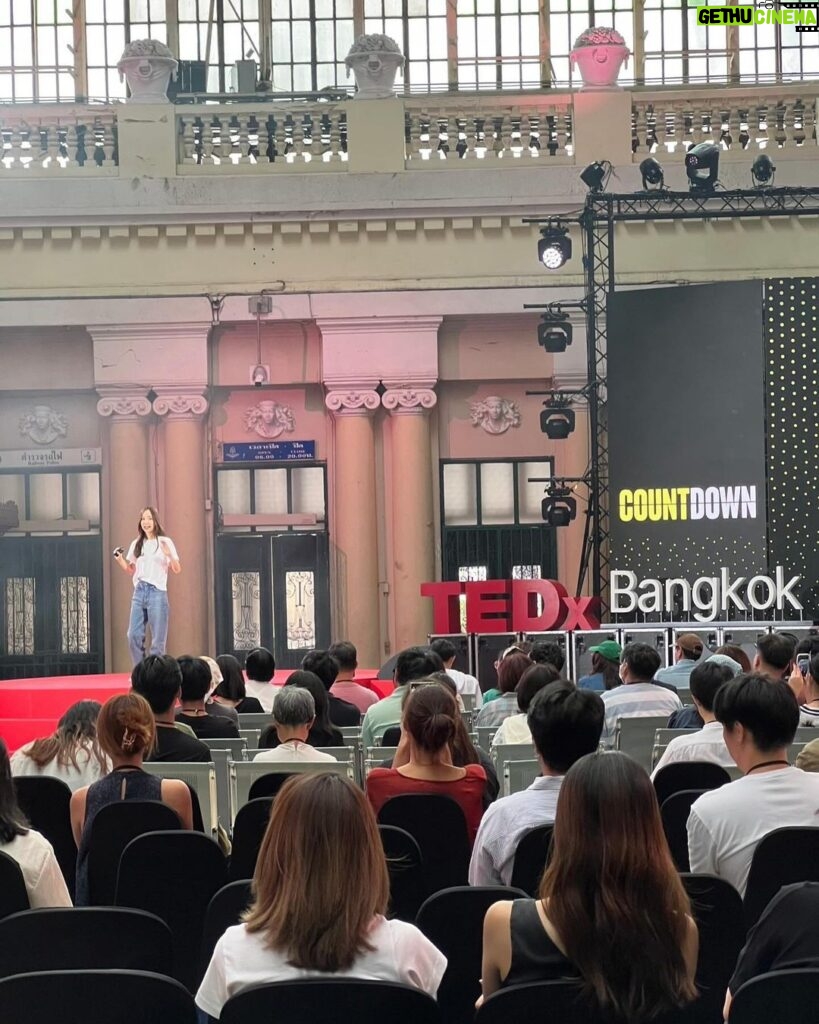 Jarinporn Joonkiat Instagram - Me for #TEDxBangkok 🫀🫂🥹(🥶) ขอบคุณ curators + ทีมงาน TED ทุกคน + รุ่นพี่ speaker คุณยาย @theniti มากๆที่สุดเลยค่ะ เป็นประสบการณ์ที่ดีมากๆ หวังว่าคนฟังจะได้ประโยชน์จากเรื่องเล่าของเต้ยนะคะ 💖