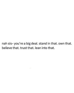 Jasmine Davis Instagram - nah sis —you’re a big deal🤍