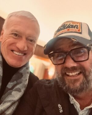 Jason Chicandier Instagram - Avec mon Didier ! À la fraîche ! @didierdeschamps.officiel
