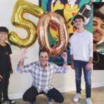 Jason Ian Drucker Instagram – & the boys