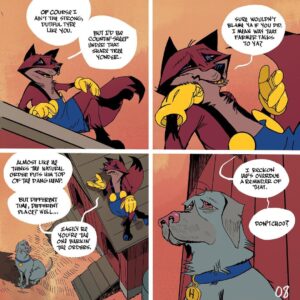 Jason Latour Instagram - #friskyfox Preview part 2! 

Join my NEWSLETTER at the link in bio to read the first 14 pages of the free 36 page comic. 

#comics #comicbooks #animation #humor #looneytunes