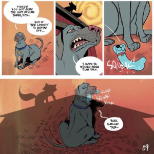 Jason Latour Instagram - #friskyfox Preview part 2! 

Join my NEWSLETTER at the link in bio to read the first 14 pages of the free 36 page comic. 

#comics #comicbooks #animation #humor #looneytunes