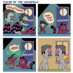 Jason Latour Instagram - No one is safe from the return of the WEREFIELD!! Part 1 on profile. Join my NEWSLETTER at the link in bio for more. #comics #comicbooks #comicstrip #garfield #parody #werefield