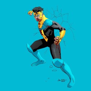 Jason Latour Instagram - Massive respect to the #INVINCIBLE crew for what they’ve built both in comics & animation. I hope an homage to issue #1 expresses that well enough to hold space until I can  do something new for a future @thedrawl episode. 

Join my NEWSLETTER at the link in bio. #comics #imagecomics #skybound